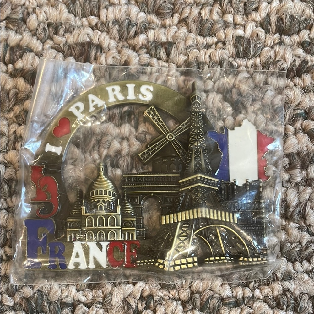 Paris France Souvenir Magnet